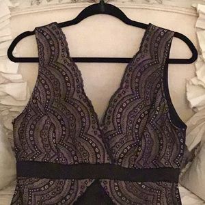 NWT CHARLOTTE RUSSE BLACK LACE DRESS PIN-UP LARGE